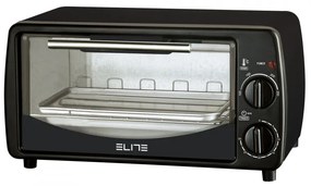 Elite EMO-2509 μίνι φούρνος, 650W, 7 λίτρα, 2 θερμαντήρες χαλαζία, 100 έως 250C, χρονοδιακόπτης 30 λεπτών, Μαύρο