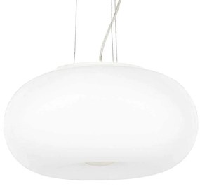 Φωτιστικό Οροφής Ulisse 098616 52x29/238cm 3xE27 60W White Ideal Lux