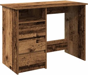 vidaXL Γραφείο Μαύρο 102x50x75 εκ. από Επεξεργασμένο Ξύλο