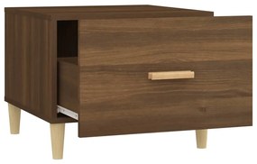 vidaXL Τραπεζάκια Σαλονιού 2 τεμ Brown Oak 50x50x40 εκ Επεξ. Ξύλο