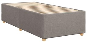 ΚΡΕΒΑΤΙ BOXSPRING ΜΕ ΣΤΡΩΜΑ TAUPE 80X200 ΕΚ. ΥΦΑΣΜΑΤΙΝΟ 3291104