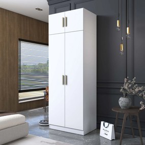 Ντουλάπα Λευκό BRINE 90x57.5x255