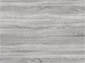 vidaXL Ράφια Τοίχου 4 τεμ. Γκρι Sonoma 40x30x1,5 εκ. Επεξεργ. Ξύλο