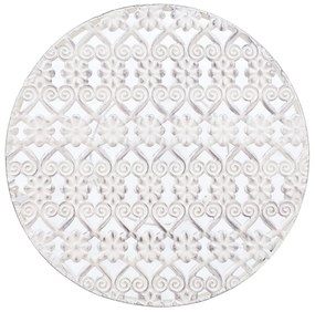 vidaXL Ανθοστήλες Σετ 3 Τεμαχίων Vintage Λευκό Αντικέ από Μέταλλο