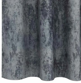 vidaXL Κουρτίνα με κουρτίνες 2 pcs Ασημί γκρι 260 x 140 εκ. Βελούδο
