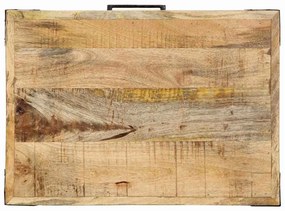 vidaXL Καρότσι Κουζίνας Καφέ 55 x 40 x 80 εκ. Στερεό ξύλο μάνγκο