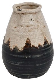 Βάζο Κεραμικό 0035-121-045 19,5cm Beige-Multi Ceramic