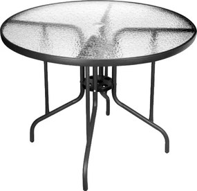 Τραπέζι Μεταλλικό Ανθρακί Φ70cm