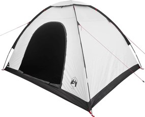 vidaXL Σκηνή Camping 4 ατόμων Λευκό Μαύρο