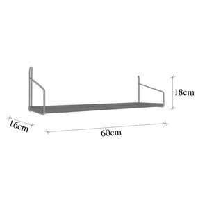 Wall Shelf Duvar Rafı 60 cm Extra Gold
Brown