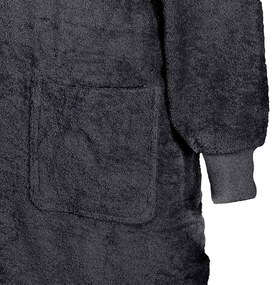 vidaXL Φούτερ-κουβέρτα KINN Ανθρακί L Βαμβάκι