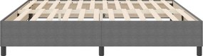 vidaXL Κρεβάτι πλατφόρμα Ανοιχτό γκρι 200 x 200 cm