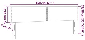 ΚΕΦΑΛΑΡΙΑ ΚΡΕΒΑΤΙΟΥ 2 ΤΕΜ. ΣΚ. ΓΚΡΙ 80 X 5 X 78/88ΕΚ. ΒΕΛΟΥΔΟ 351174