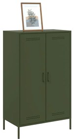 Ντουλάπι Πράσινο Λαδί 68x39x113 εκ. από Ατσάλι - Πράσινο