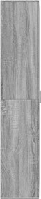 vidaXL Ντουλάπι Γκρι Sonoma 70x35x180 εκ. από Επεξεργασμένο Ξύλο