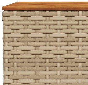 vidaXL Σαλόνι Κήπου Σετ 11 τεμ. Μπεζ Συνθετικό Ρατάν με Μαξιλάρια