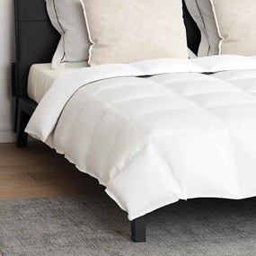 vidaXL Σετ Παπλωμάτων με μαξιλάρι 3 pcs Λευκό Φτέρος