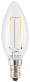 Λαμπτήρας Led Filament Clear Dimmable B35-2  E14 Κεράκι  2w 2700K 200lm Ø35xH98mm Enjoy EL827351