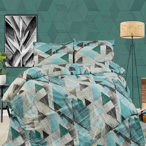 Σεντόνια Geometrical 331 Σετ 3τμχ Pink-Salmon DimCol Single 100% Cotton Flannel
