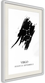 Αφίσα - Zodiac: Virgo I - 40x60 - Χρυσό - Με πασπαρτού