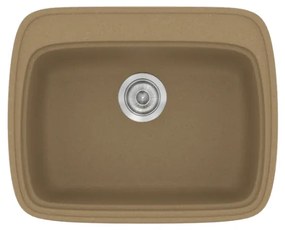 Sanitec Classic 313 Metallic Coffee Νεροχύτης