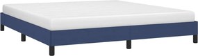 vidaXL Σκελετός Κρεβατιού Χωρίς Στρώμα Μπλε 180x200 εκ.Υφασμάτινο