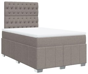 ΚΡΕΒΑΤΙ BOXSPRING ΜΕ ΣΤΡΩΜΑ TAUPE 120X200 ΕΚ. ΥΦΑΣΜΑΤΙΝΟ 3293946