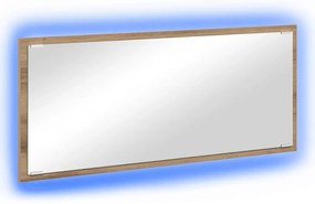 vidaXL Καθρέφτης artisan δρυς 90 x 8.5 x 37 εκ Επεξεργασμένο ξύλο