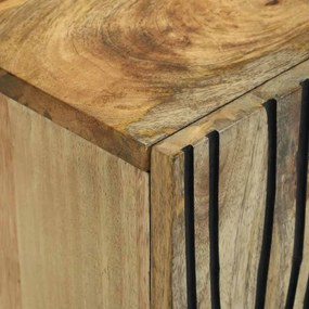 vidaXL Κονσόλα Τηλεόρασης Καφέ 160 x 30 x 30.5 εκ. Μασίφ ξύλο μάνγκο