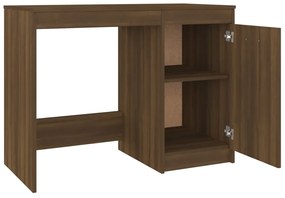 vidaXL Γραφείο Καφέ Δρυς 100x50x76 εκ. από Επεξεργασμένο Ξύλο