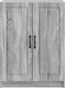 vidaXL Πλαϊνό γραφείο Γκρι Sonoma 66 x 34,5 x 87 εκ.