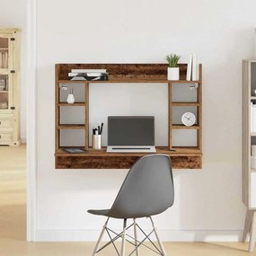 vidaXL Επιτοίχιο Γραφείο από Παλιό Ξύλο 105x48x75 εκ. Επεξεργασμένο Ξύλο