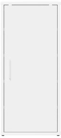 vidaXL Παπουτσοθήκες 2 τεμ. Λευκές 32 x 35 x 70 εκ. από Μοριοσανίδα