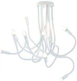 Φωτιστικό Οροφής Lover I-LOVER-9-BCO 9xE14 Φ20cm 100cm White Luce Ambiente Design Metal