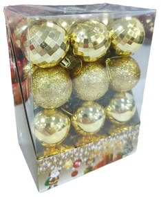 Χριστουγεννιάτικες μπάλες 24τμχ  - Christmas decoration balls 24pcs