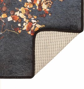 vidaXL Χαλί Κουζίνας Πλενόμενο Πολύχρωμο 60x180 εκ.