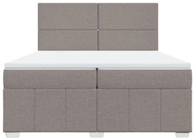 ΚΡΕΒΑΤΙ BOXSPRING ΜΕ ΣΤΡΩΜΑ TAUPE 200X200 ΕΚ. ΥΦΑΣΜΑΤΙΝΟ 3294072