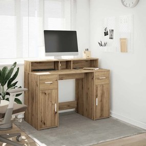 VidaXL Γραφείο Artisan Δρυς 120 x 55 x 91 cm Επεξεργασμένο ξύλο