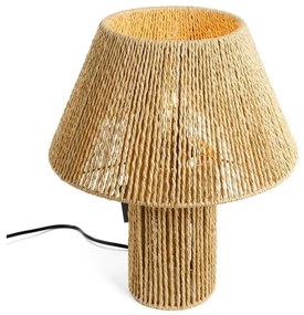 Φωτιστικό επιτραπέζιο, rattan Υ30xØ35εκ.