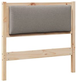 vidaXL Κεφαλάρι Άλλο Καφέ 90 cm Μασίφ ξύλο πεύκου