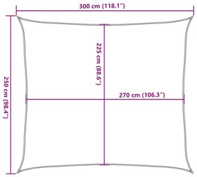 ΠΑΝΙ ΣΚΙΑΣΗΣ ΜΠΕΖ 2,5 X 3 Μ. ΑΠΟ HDPE 160 ΓΡ./Μ² 311122