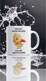 Stewehome Κούπα από κεραμικό με εκτύπωση Λευκό