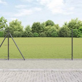 vidaXL Σετ Περιφράξεων Γκρι 25 x 1 μ (13 mm πλέγμα)