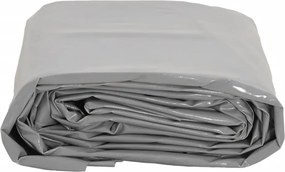 vidaXL Μουσαμάς Γκρι 5 x 8 μ. 650 γρ./μ²