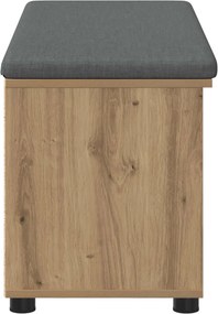 vidaXL Παγκάκι Χαλωρίου Τεχνίτικη Δρυς 100 x 38 x 46 εκ