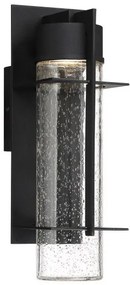 Απλίκα Φωτιστικό Τοίχου LED 10W Μαύρο IP44 36cm Eames QN-EAMES-LED-M-EK Quintiesse Elstead Lighting-QN-EAMES-LED-M-EK-Μαύρο QN-EAMES-LED-M-EK