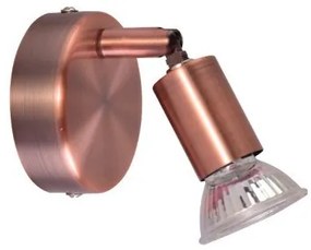 Σποτ Φωτιστικό Τοίχου Μέταλλο SABA H15,5 Φ8 Homelighting-77-3546-Χάλκινο 77-3546