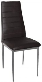 JETTA καρέκλα 4άδα Βαφή Γκρι/Pu Σκ.Καφέ 40x50x95 cm ΕΜ966,54