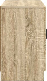 vidaXL Πλαϊνό γραφείο Sonoma Δρυς 89 x 34,5 x 57 εκ.