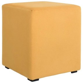 Σκαμπό Boxy Fylliana Τετράγωνο Κίτρινο 35x35x41εκ. 35x35x41 εκ.